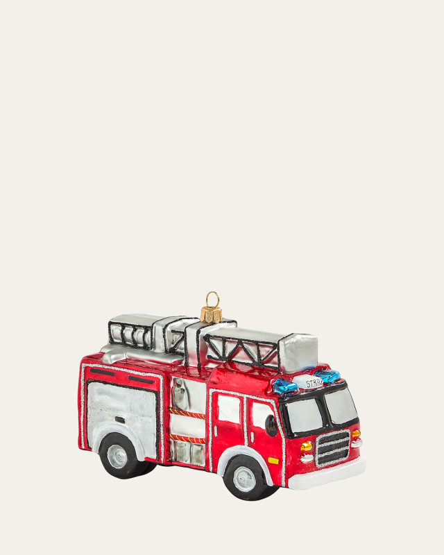Fire Truck Christmas Ornament